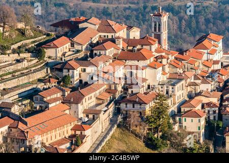 Santa Maria del Monte, Sacro Monte di Varese Pilgerweg, Barock, UNESCO Weltkulturerbe, Varese, Lombardei, Italien Stockfoto