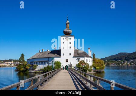 Schloss Ort in Gmunden, Traun, Salzkammergut, Oberösterreich, Oedterreich Stockfoto