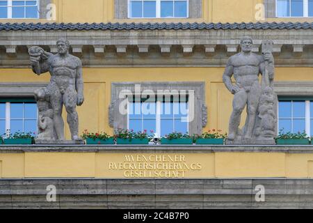 Münchener Rück, Schwabing, München, Bayern, Deutschland Stockfoto