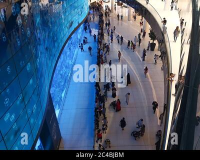 Dubai Mall Interieur und Geschäfte, größte Shopping Mall und ikonische Touristenattraktion Spot in der Innenstadt von Dubai Stockfoto