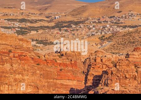 Antike Nabatäer-Stadt Petra, Jordanien Stockfoto