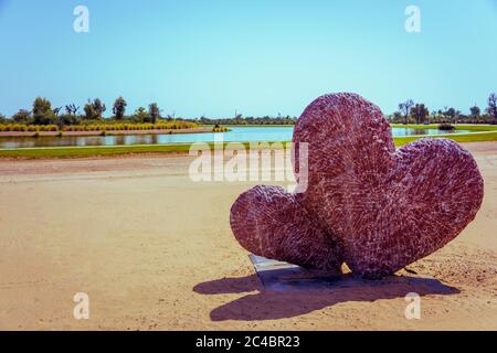 Love Lake, Al Qudra Vereinigte Arabische Emirate Desktop Stockfoto