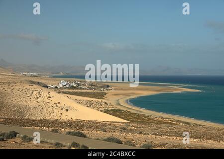 Playa de Sotavento, Kanarische Inseln, Fuerteventura, Costa Calma Stockfoto