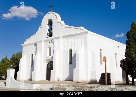 San Elizaario Mission, El Paso, Texas, USA Stockfoto