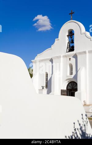 San Elizaario Mission, El Paso, Texas, USA Stockfoto