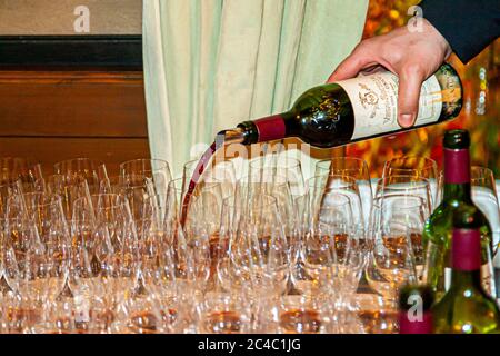 Rheingau Gourmet Festival in Hattenheim, Eltville am Rhein Stockfoto