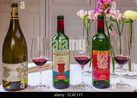 Rheingau Gourmet Festival in Hattenheim, Eltville am Rhein Stockfoto