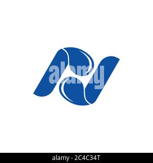 Buchstabe Rd Frischwassertropfen Design Logo Vektor Stock Vektor