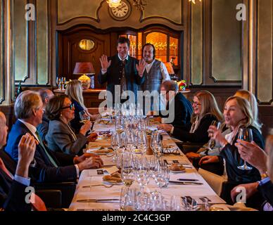 Rheingau Gourmet Festival in Hattenheim, Eltville am Rhein Stockfoto