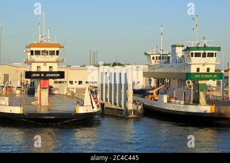 Port Bolivar Ferry, Galveston, Texas, USA Stockfoto