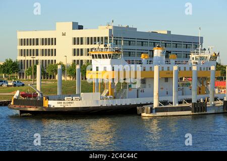 Port Bolivar Ferry, Galveston, Texas, USA Stockfoto