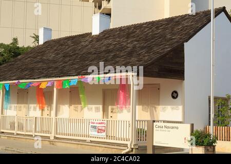 Casa Navarro State Historic Site, San Antonio, Texas, USA Stockfoto