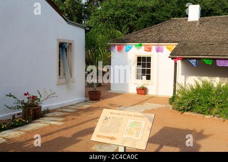 Casa Navarro State Historic Site, San Antonio, Texas, USA Stockfoto