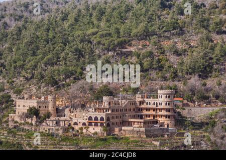 Moussa Castle, moderne libanesische Architektur, Chouf, Libanon Stockfoto