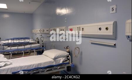 Malaysia - 3. Oktober 2018. Bild von innen Operation Theater in Malaysia. Stockfoto