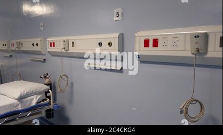 Malaysia - 3. Oktober 2018. Bild von innen Operation Theater in Malaysia. Stockfoto