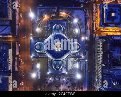 Luftaufnahme der Trinity Cathedral, St.Petersburg, Russland Stockfoto