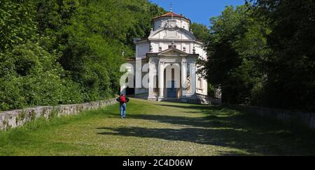 Sacro Monte di Varese, Italien. Der Sacro Monte di Varese (wörtlich: Der Heilige Berg von Varese) ist einer der neun Orte in der italienischen Region Lombardei Stockfoto