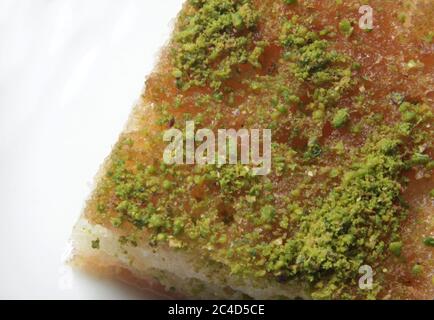 Türkische Dessert ekmek kadayif Stockfoto