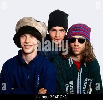 Jamiroquai Studiosession in London 1994 Stockfoto