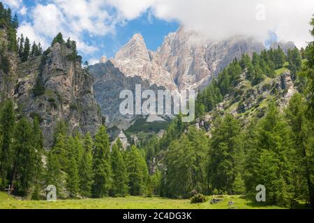 Die Dolomiten in Italien bei Cortina Stockfoto