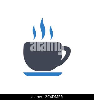 Tee-Tasse-Symbol Stockfoto