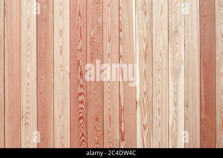 Kiefer Holzbretter Wand Hintergrund, strukturiertes Holz in natürlichen Farben Stockfoto