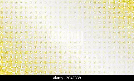 Abstrakt Licht Luxus golden glitzernden gepunkteten horizontalen Hintergrund. Pop Art retro glänzend gelbe Textur für Tapeten, Banner oder Präsentation Design Stockfoto