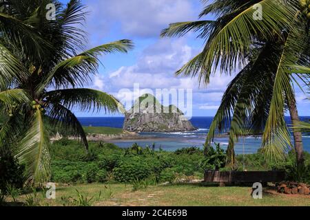 Brasilien Pernambuco Staat Fernando de Noronha Archipel South West Bay Teil des nationalen Meeresnaturschutzgebietes. UNESCO-Weltkulturerbe. Stockfoto