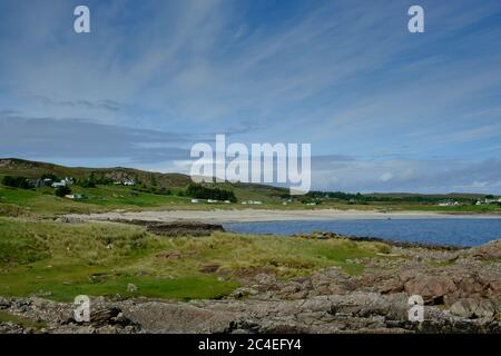 Melone Udrigle Gruinard Bay Ross und Cromarty Ross-shire Highlands Scotland Stockfoto