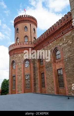Prunkvolle Schloss in Kamieniec Ząbkowicki, Ząbkowice Śląskie County, untere Schlesischen Woiwodschaft, Polen Stockfoto