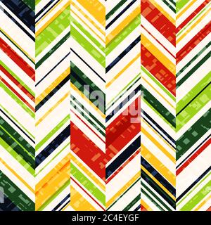 Abstrakter geometrischer nahtloser Hintergrund. Modernes Farbmuster. Vektorgrafik. Stock Vektor