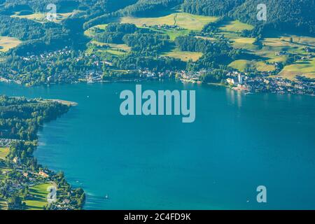 St. Wolfgang im Salzkammergut: Wolfgangsee, St. Wolfgang im Salzkammergut, Oberösterreich, Oberösterreich, Österreich Stockfoto