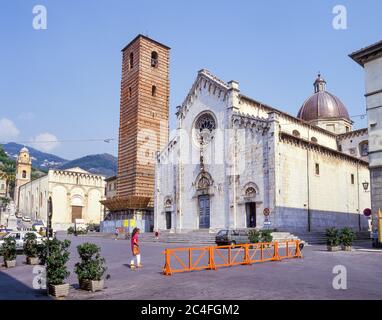 Collegiata di San Martino (Kirche San Martino), Piazza di Duomo, Pietrasanta, Provinz Lucca, Toskana Region, Italien Stockfoto