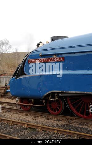 'Dominion of Canada' im Hof bei Barrow Hill Roundhouse. Stockfoto