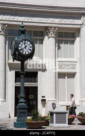 Zion Bank (Eagle Emporium Building) an der Main Street, Salt Lake City, Utah, USA, Nordamerika (ältestes bestehendes Geschäftsgebäude in Salt Lake City) Stockfoto