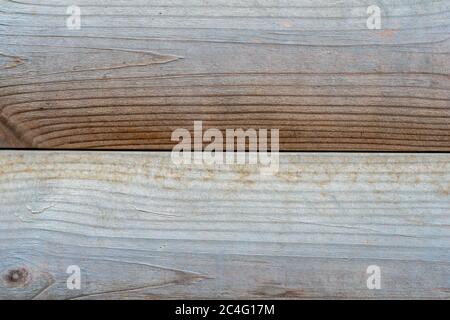 Horizontale Kiefer Holz Planken Textur. Abstrakte Natur Hintergrund mit Oberfläche Holzmuster Paneele. Freier Platz für Bild und Illustration hinzufügen Stockfoto