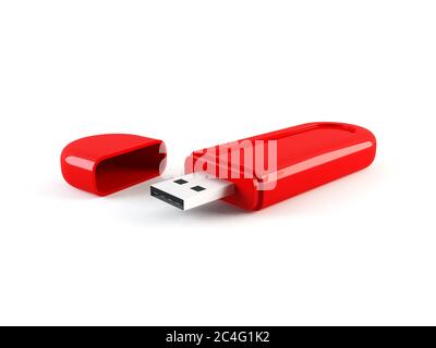 USB-Stick Flash-Laufwerk Stockfoto