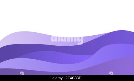 Abstrakt bunten Hintergrund der Farbe Wellen. Vorlage für Flyer, Cover oder Banner Stock Vektor