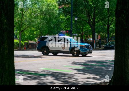 Raleigh, North Carolina Police Car Stockfoto