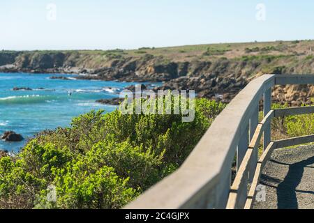 California Coastal Trail im Hearst San Simeon State Park Stockfoto