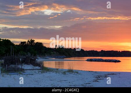 Strand in Yorktown, Virginia, USA Stockfoto