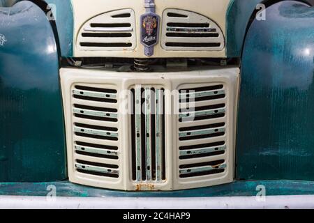 Seltener 1954 Austin Devon Countryman Vintage Van gesehen in Bournemouth, Dorset UK im Juni Stockfoto