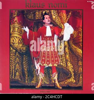 Klaus Nomi - Encore 12'' Vinyl Lp - Vintage Cover Stockfoto