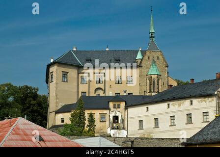 Schloss in Šternberk, Olomoucký kraj, Tschechische Republik Stockfoto