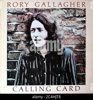 Rory Gallagher Calling Card Original 12'' Lp Vinyl - Vintage Record Cover Stockfoto