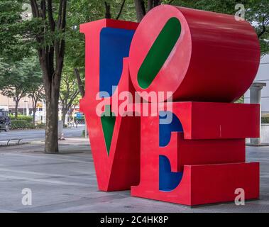 LIEBESSTATUE in Shinjuku, Tokio, Japan Stockfoto