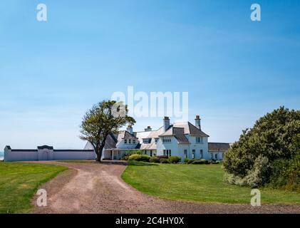 Green Craig House am sonnigen Sumer Tag, Aberlady, East Lothian, Schottland, Großbritannien Stockfoto