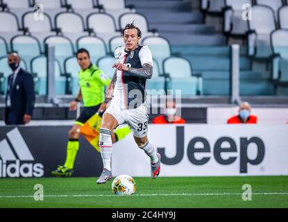 federico bernardeschi von juventus während der Serie ein 2019/20 Spiel zwischen juventus gegen uns lecce im allianz Stadion , turin , italien am 26. juni , Stockfoto