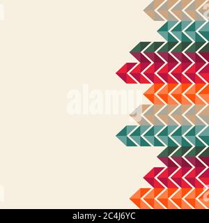 Abstrakt, geometrischer Hintergrund, bunt, Spektrum Stock Vektor